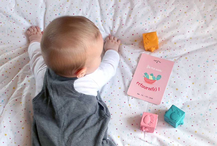 Cartes étapes bébé à imprimer à la maison Ses premières fois